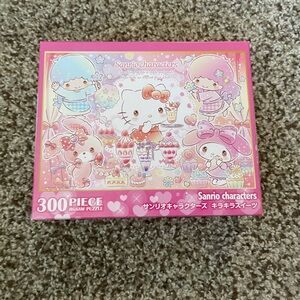 Sanrio Characters 300-Piece Jigsaw Puzzle - Pink and White